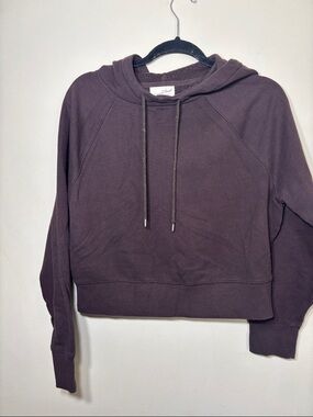 Universal Thread Cropped Hoodie in Brown